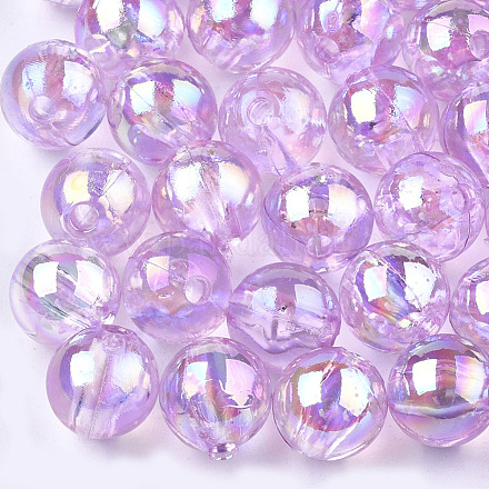 Perle di plastica trasparente OACR-S026-8mm-13-1