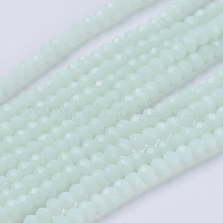 Opachi colore solido fili di perle di vetro X-GLAA-F076-A11-1