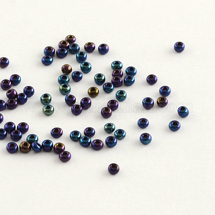 6/0 grade a perles de rocaille en verre rondes SEED-Q008-4mm-F604-1