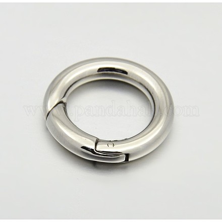 Ring Smooth 304 Stainless Steel Spring Gate Rings STAS-E073-06-B-1