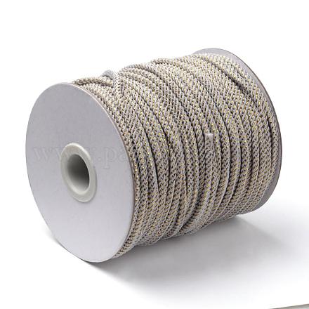 Braided Polyester Cords with Gold Metallic Cords OCOR-S108-217-1