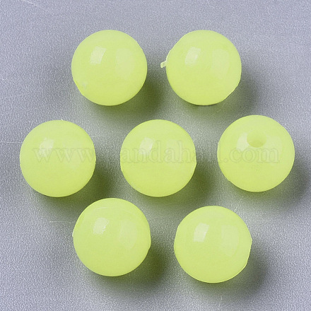 Perles acryliques lumineuses MACR-N008-25F-6MM-1
