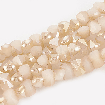 Fili di perle di vertro placcato EGLA-T006-05X-1
