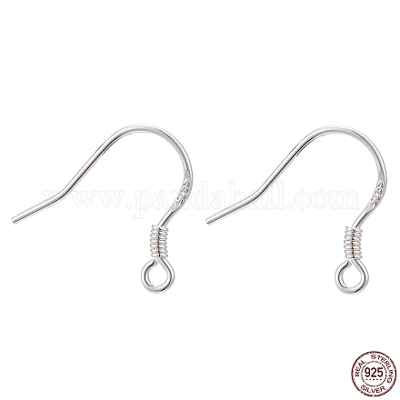 925 Sterling Silver Earring Hooks STER-E046-01S-1
