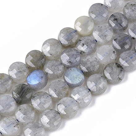 Chapelets de perles en labradorite naturelle  G-S362-025-1