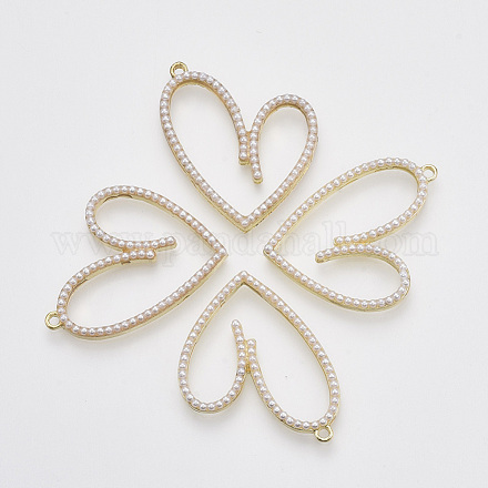 Colgantes de perlas de imitación de plástico abs PALLOY-N0149-012-1