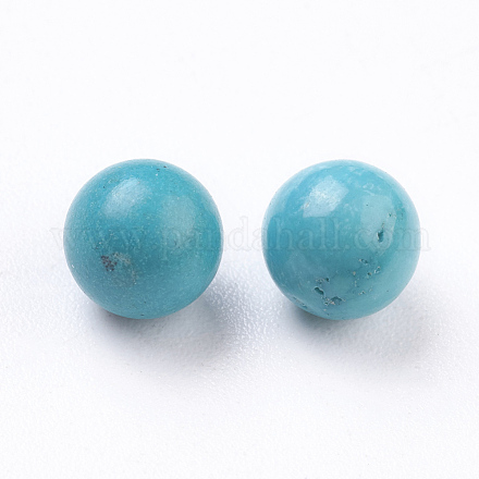 Perles de magnésite naturelle G-E482-07A-6mm-1