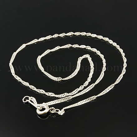 Brass Chain Necklaces NJEW-D078-410-N-1