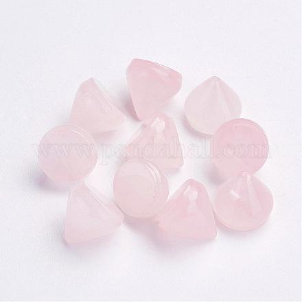 Natural rosa de cabuchones de cuarzo G-P287-B06-1