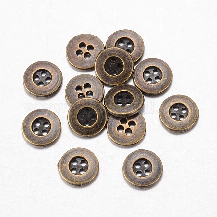 Alloy Buttons BUTT-D054-10mm-04-1