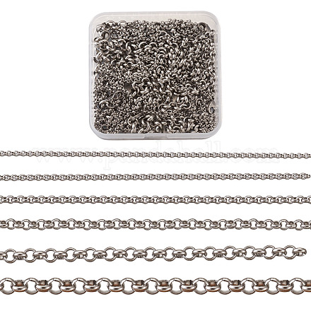 Stahl-Rolo-Kette für Halskette MAK-TA0001-02P-1