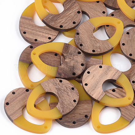 Enlaces de componentes de araña de resina y madera de nogal RESI-S367-04D-1