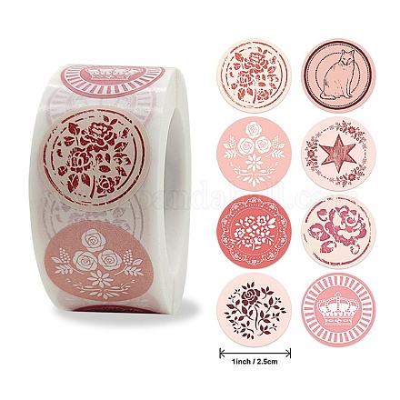 Self Adhesive Paper Stickers X-DIY-M023-07A-1