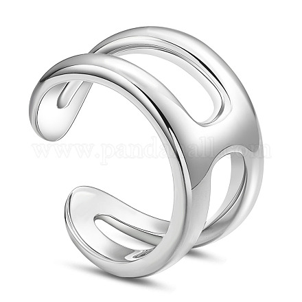 925 кольцо-манжета из стерлингового серебра Shegrace с родиевым покрытием JR751A-1