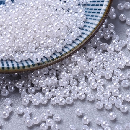 Perles acryliques en perles d'imitation X-PACR-3D-1-1