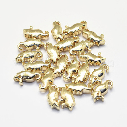 Long-Lasting Plated Brass Beads KK-K193-085G-NF-1