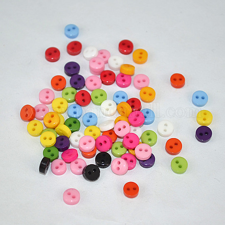 Многоцветный DIY ручной кнопки для одежды куклы X-NNA0VCY-1