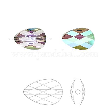 Perles de cristal autrichien 5056-12x8-001PARSH(U)-1