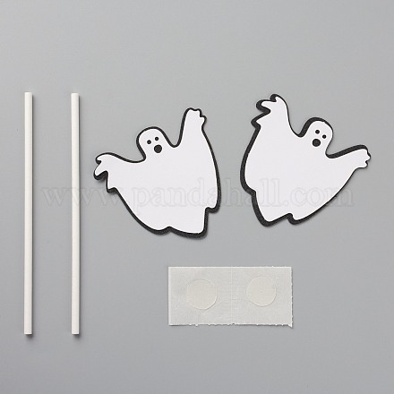Decorazione della carta dell'inserto della torta di carta di tema di halloween fai da te DIY-H109-24-1