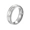 Stainless Steel Rotating Rings, Jewely for Unisex, Stainless Steel Color, 6mm,US Size 8(18.1mm)