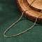 304 Stainless Steel Necklace, Cable Chains, with Lobster Clasps, Golden, 18.5 inch(47cm), 1mm, Jump Ring: 3.5x0.5mm