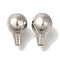 Brass Beads, Cadmium Free & Nickel Free & Lead Free, Nuggets, Platinum, 10x7mm, Hole: 1.4mm