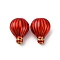 304 Stainless Steel Enamel Beads, Golden, Hot Air Balloon, 16x12.5x9mm, Hole: 1.6mm