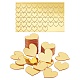 Ph pandhall 100 pièces miroirs dorés pour l'artisanat AJEW-PH0004-90D-1