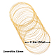 BENECREAT 250 Loop Jewelry Wire Gold Memory Beading Wire Bangle Bracelet Wire for Wire Wrap DIY Jewelry Making (22 Gauge TWIR-BC0001-15G-3
