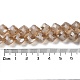 Electroplate Transparent Glass Beads Strands EGLA-I019-M-6