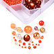 Kit per la creazione di gioielli con 24 perline in acrilico e resina fai da te DIY-NB0012-01G-3