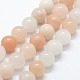 Chapelets de perles en aventurine rose naturel G-I199-22-8mm-1