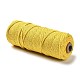 コットン糸  DIYの工芸品について  ギフトラッピングとジュエリー作り  オレンジ  3mm  約109.36ヤード（100m）/ロール OCOR-F014-01O-2