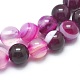 Chapelets de perles en agate à rayures naturelles/agates à bandes G-I254-03B-03-1