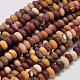Rondelle Natural Mookaite Beads Strands G-I176-24A-1