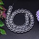Faceted Flat Round Imitation Austrian Crystal Bead Strands G-M186-8x6mm-01A-2
