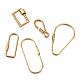 Pandahall Unisex Pure Handmade Brass Key Rings & Screw Carabiner Lock Charms KEYC-TA0003-06-2