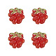4pcs cuentas de lampwork hechas a mano&nbsp;LAMP-TA0002-24G-1