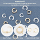 arricraft 16 Pcs 2 Colors Huggie Hoop Earrings Findings STAS-AR0001-36-4