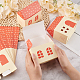 紙製の小さな家のギフトボックス  クリスマス、結婚式、ハロウィーンパーティー用品のためのキャンディー収納ケース  トマト  11x6.5x7cm CON-WH0088-55C-3