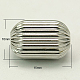 304 Stainless Steel Corrugated Beads STAS-G010-10x15mm-1-1