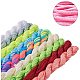 JEWELEADER 19 Colors About 240 Yard Nylon Jewelry Thread Cord 2mm Shiny Silky Rattail Cord Chinese Knotting Beading Cord for DIY Jewellery Making Macrame Kumihimo Friendship Bracelets NWIR-PH0001-15-2mm-3