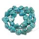 Chapelets de perles en turquoise synthétique TURQ-S286-02A-2