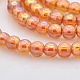 AB Color Plated Glass Round Beads Strands GLAA-A025-4mm-AB02-1