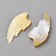 Perles naturelles de la coquille jaune SSHEL-Q311-003-2