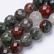 Natural African Bloodstone Beads Strands G-S281-21-10mm-1