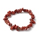 Natürliche rote Jaspis-Chipperlen Stretch-Armbänder für Kinder BJEW-JB06388-09-1
