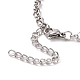 304 Stainless Steel Rolo Chain Bracelet for Men Women BJEW-E031-06P-05-3