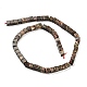 Chapelets de perles de jaspe en peau de léopard naturel G-Q1008-B09-2