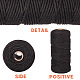 GORGECRAFT Macrame Cord 3mm x 328 Feet 100% Natual Cotton Macrame Rope Twine String Cord 4 Strands Cotton Rope for Wall Hangings Plant Hangers DIY Crafts Knitting OCOR-GF0001-03A-04-5